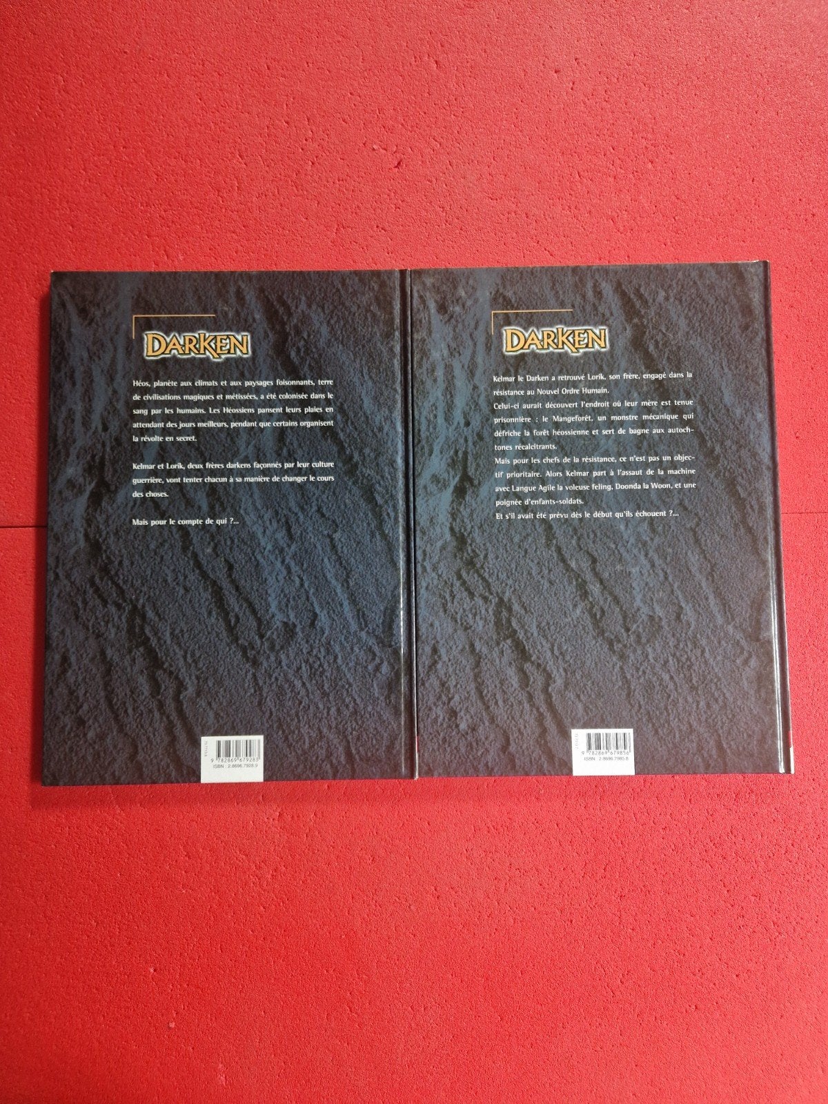 lot de 2 bd darken 1 et 2,EO (intégrale de la série), Enlèvement ou Envoi