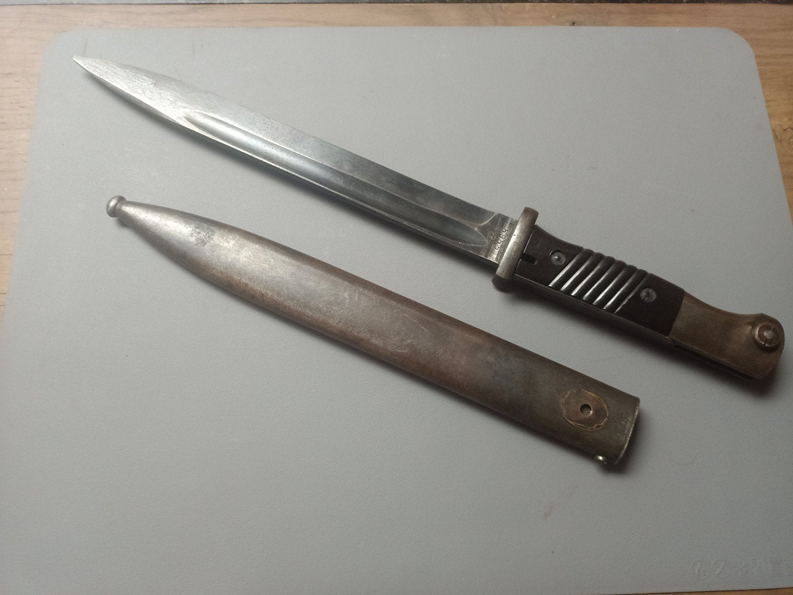 Duitse bajonet ww2, Enlèvement