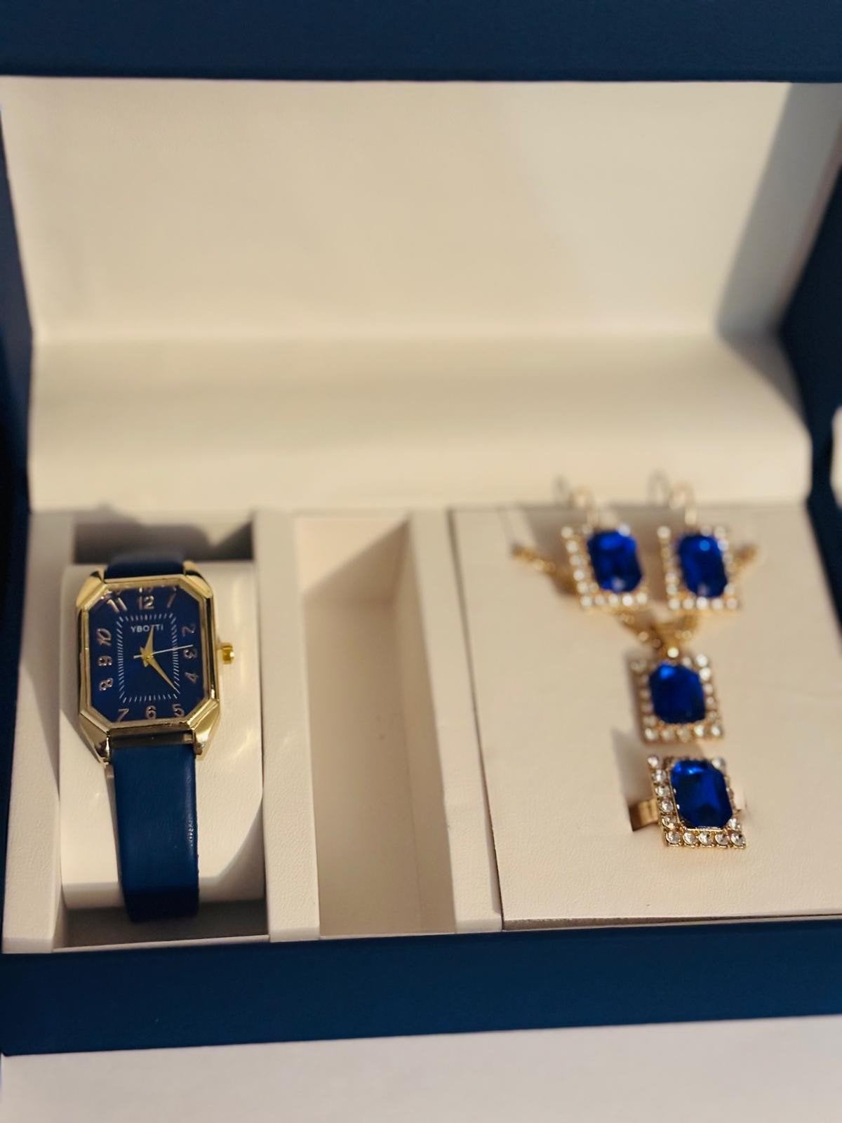 Nieuwe vierkante Romeinse edelsteen armbandenset van legerin, Bijoux, Sacs & Beauté, Montres | Femmes, Enlèvement ou Envoi