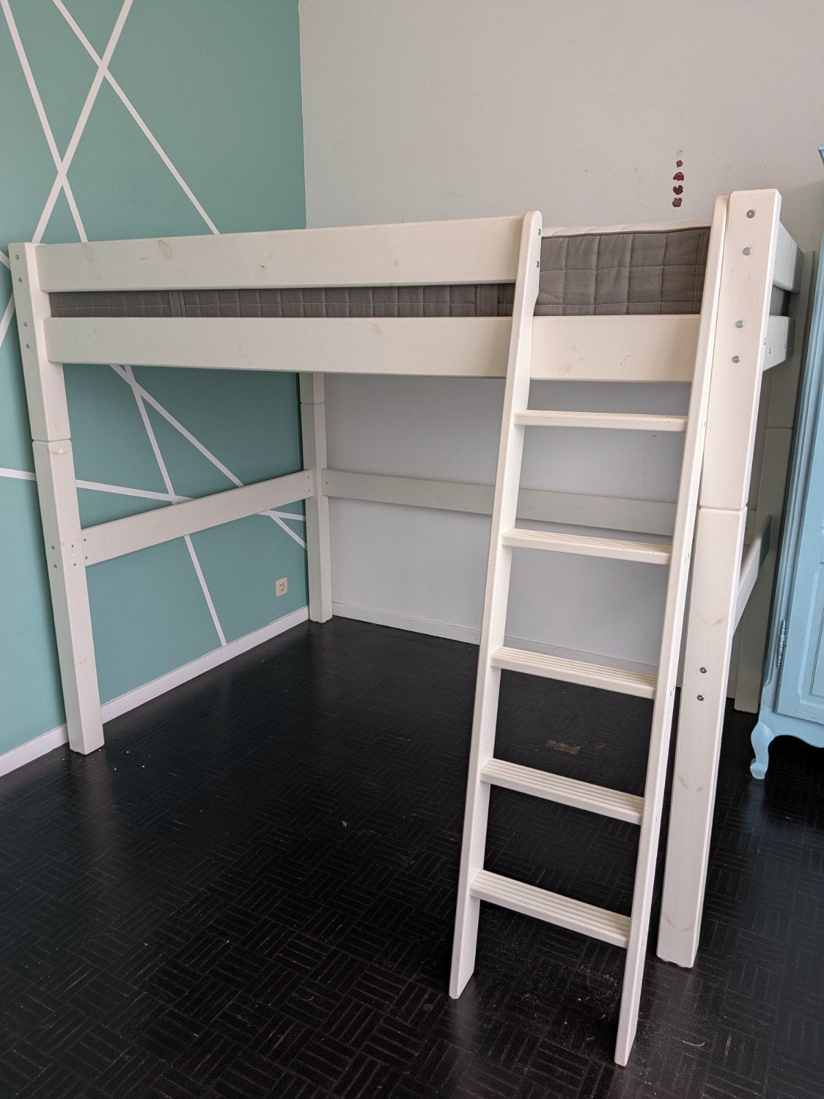 Hoogslaper 140x200, Huis en Inrichting, Ophalen, Gebruikt, Hoogslaper, 160 tot 180 cm
