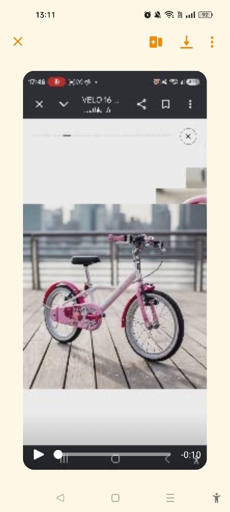 Vélo fille, Vélos & Vélomoteurs, Vélos | Filles, Enlèvement, Neuf, 16 pouces, Doctogirl
