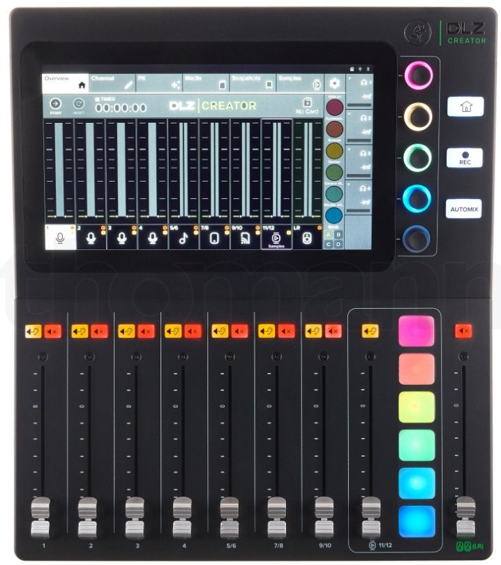 Mackie DLZ Creator podcast mixer nieuw in doos, Musique & Instruments, Enlèvement ou Envoi, Neuf, 5 à 10 canaux, Entrée micro