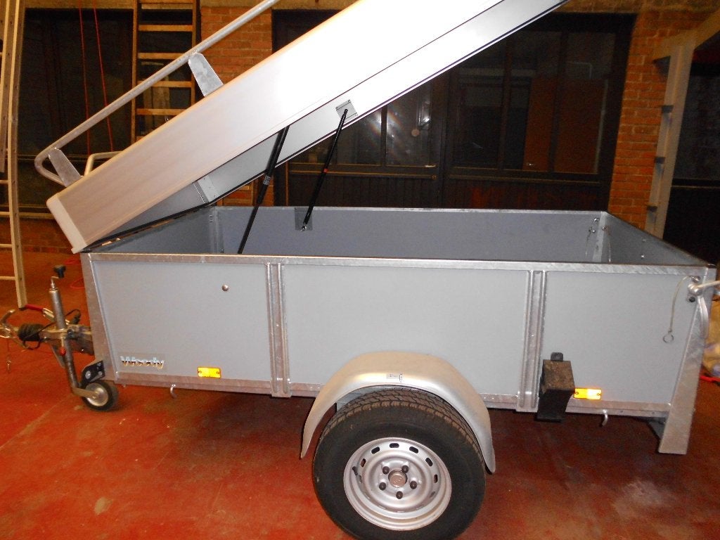 Aanhangwagen, gesloten, Auto diversen, Aanhangers en Bagagewagens, Gebruikt, Ophalen