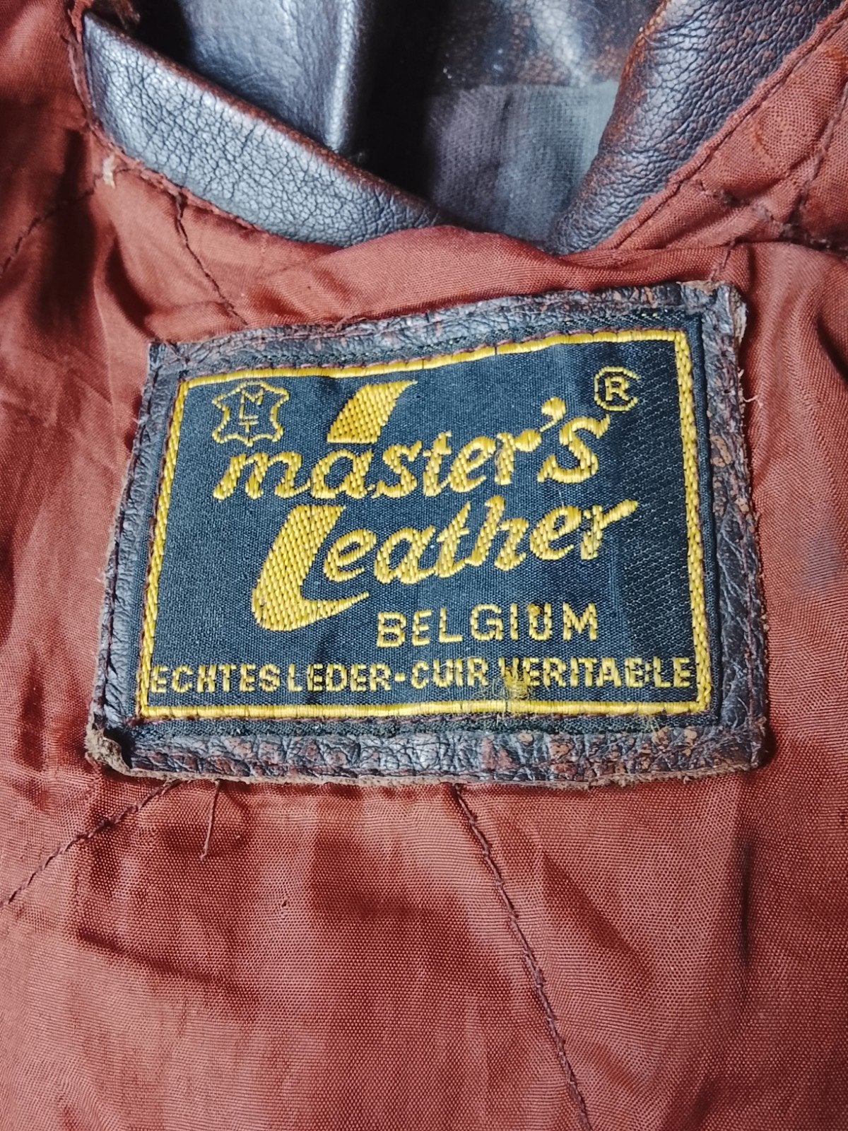 Couleur:brun.Taille :.Marque Master 's leather.., Vêtements | Hommes, Pulls & Vestes, Enlèvement ou Envoi