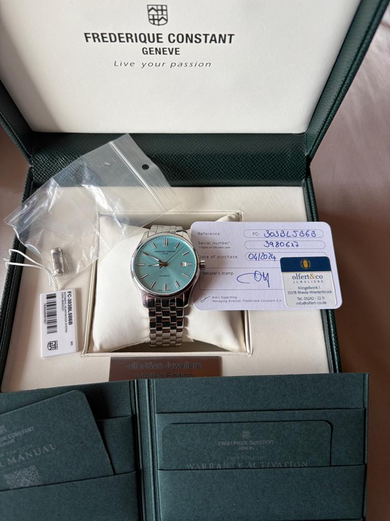 Montre Frederique Constant classic Serie limitee, Bijoux, Sacs & Beauté, Montres | Hommes, Comme neuf, Montre-bracelet, Autres marques