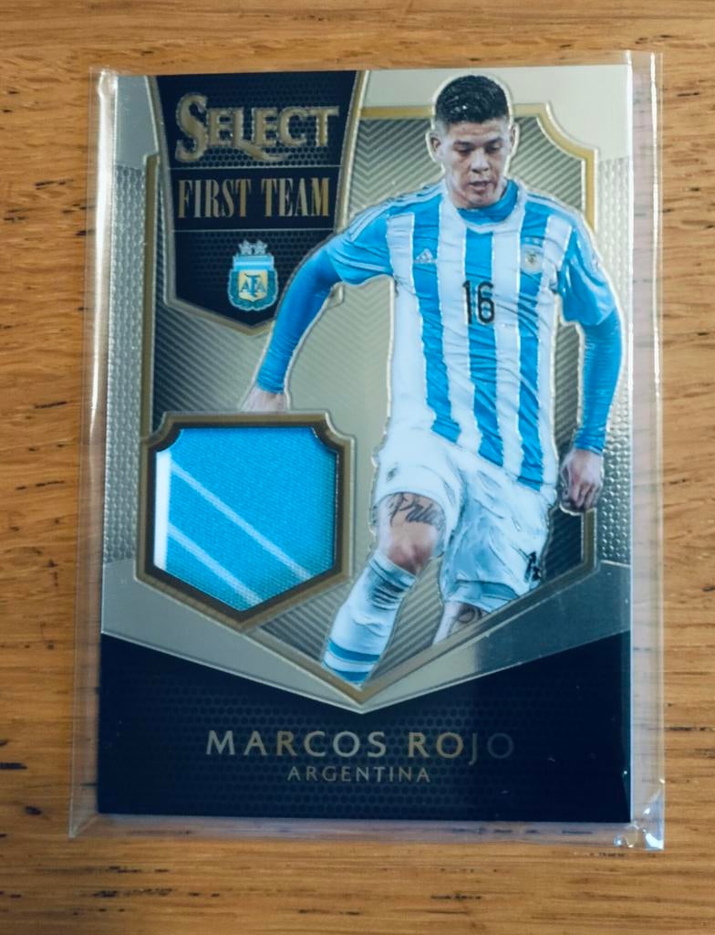 Panini select Marcos Rojo Argentinië patch/genummerd, Enlèvement ou Envoi