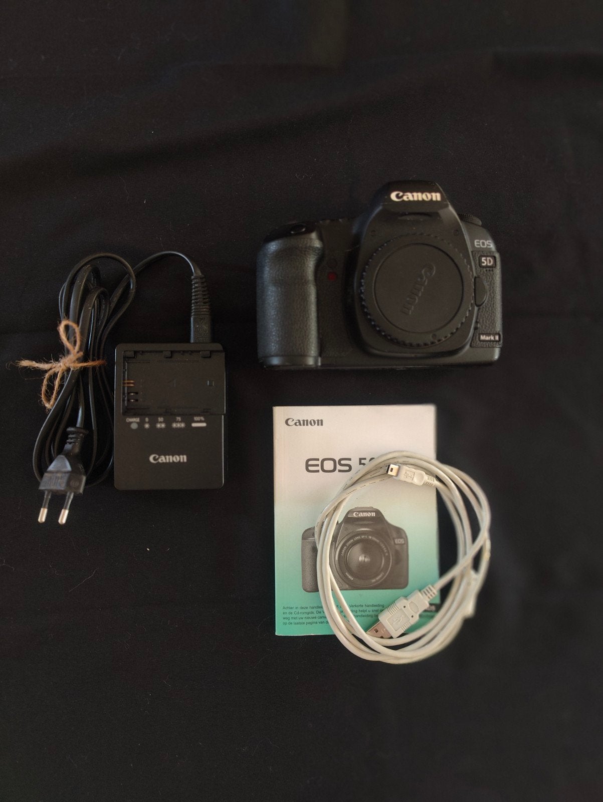 Canon Eos 5D Mark II, Ophalen of Verzenden, Oplader, Spiegelreflex, Canon