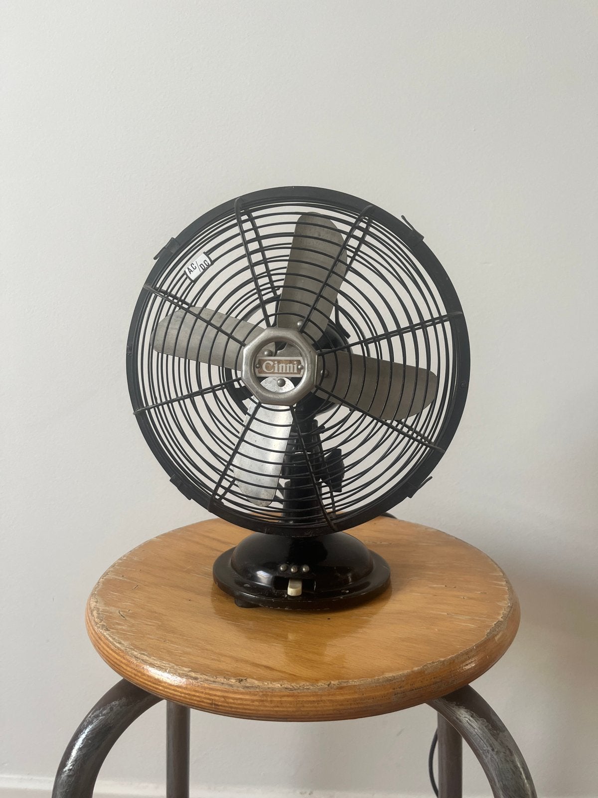 Petit ventilateur vintage Cinni, Electroménager, Ventilateurs, Enlèvement, Utilisé, Ventilateur de table