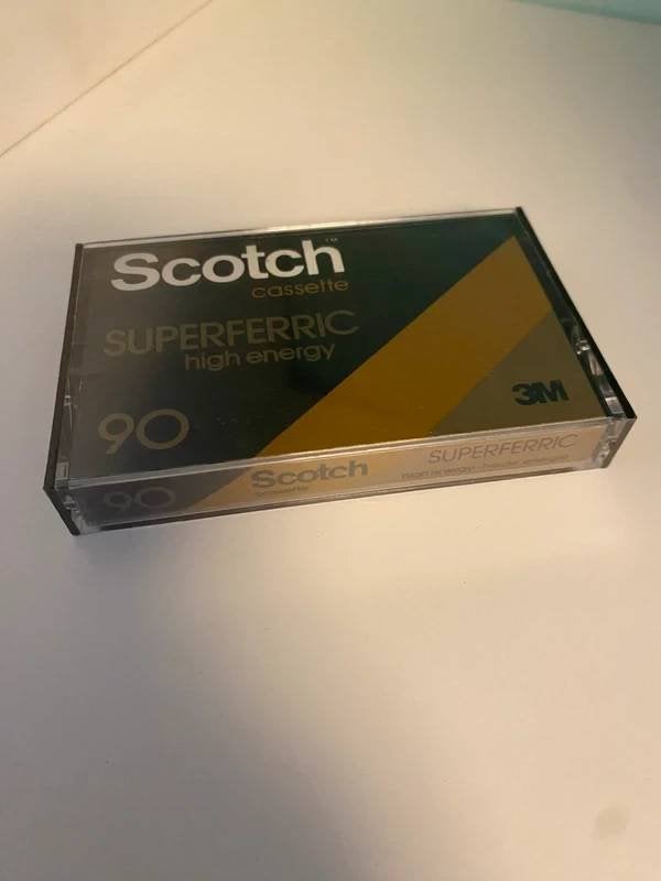 Scotch Superferric High Energy 90 - 1 Tape, Envoi, Neuf, dans son emballage, 1 cassette audio, Vierge
