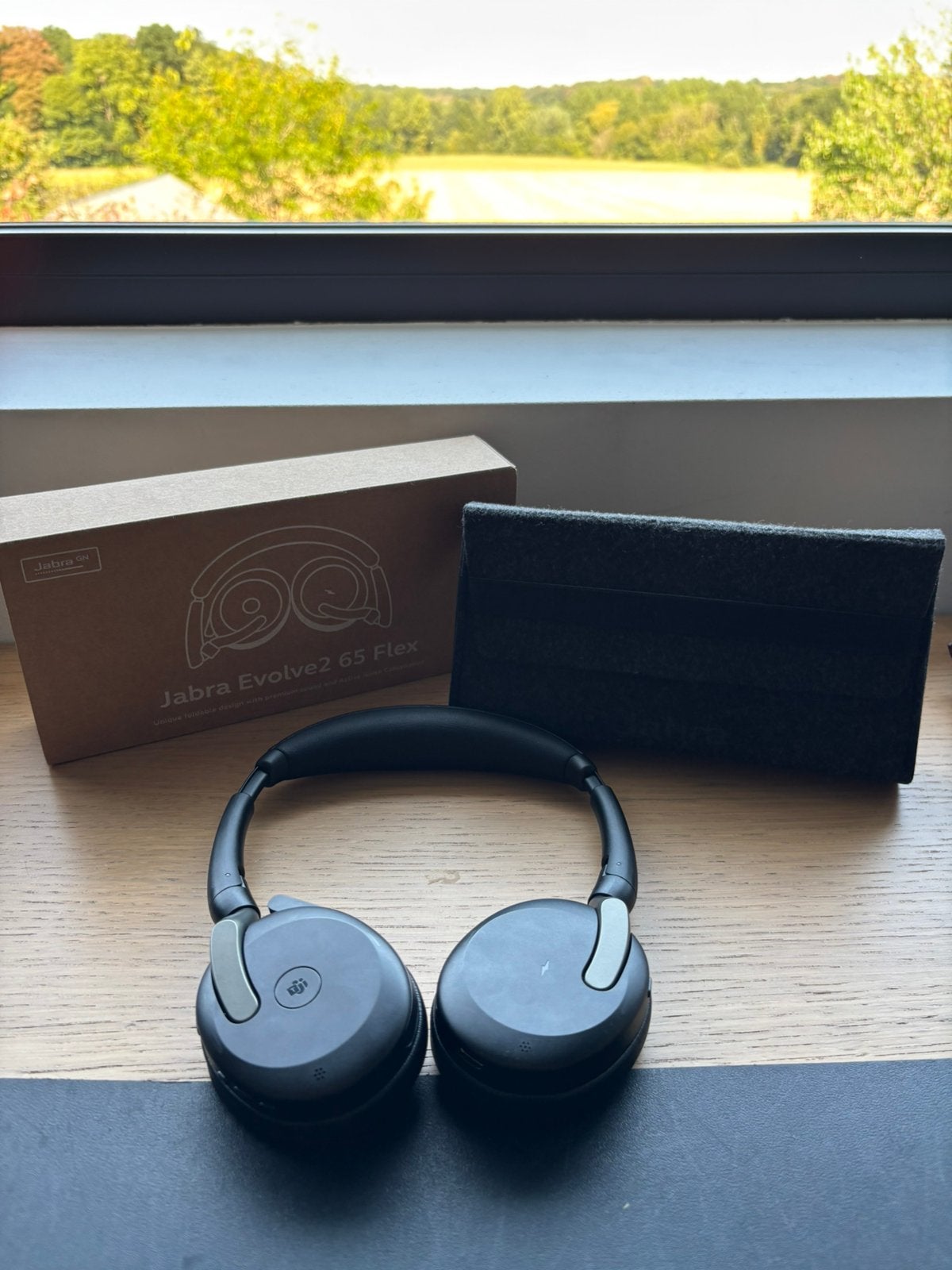 Jabra evolve2 65 flex, Audio, Tv en Foto, Hoofdtelefoons, Ophalen, Nieuw, On-ear, Draadloos