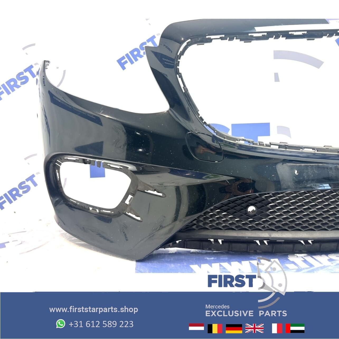W213 AMG voorbumper PDC Mercedes E Klasse 2016-2018 BUMPER E, Gebruikt, -, Voor, Ophalen of Verzenden