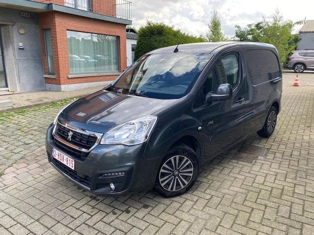 Peugeot Partner 1.6 BlueHdi AUTOMAAT, Autos, Argent ou Gris, Achat, 3 places, Carnet d'entretien