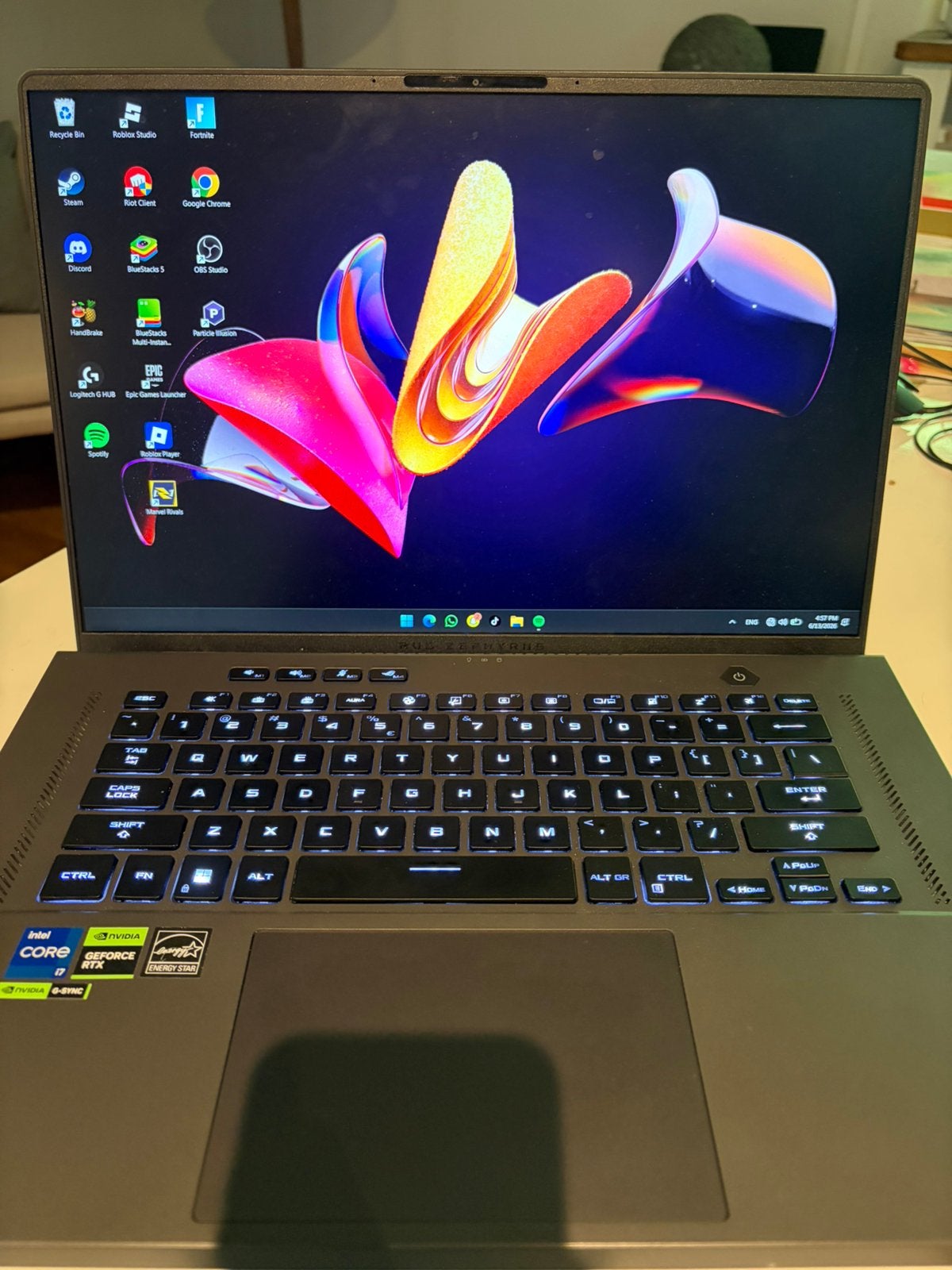 Asus rog zephyrus G16, Informatique & Logiciels, Ordinateurs portables Windows, Comme neuf, 16 pouces, HDD, SSD, 4 Ghz ou plus