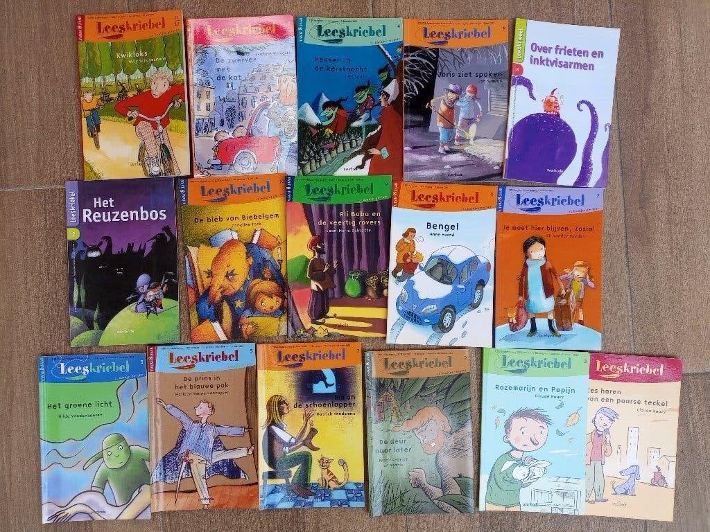16 BOEKJES LEESKRIEBEL VANAF 8 JAAR - PRIMA STAAT, Livres, Enlèvement ou Envoi, Comme neuf
