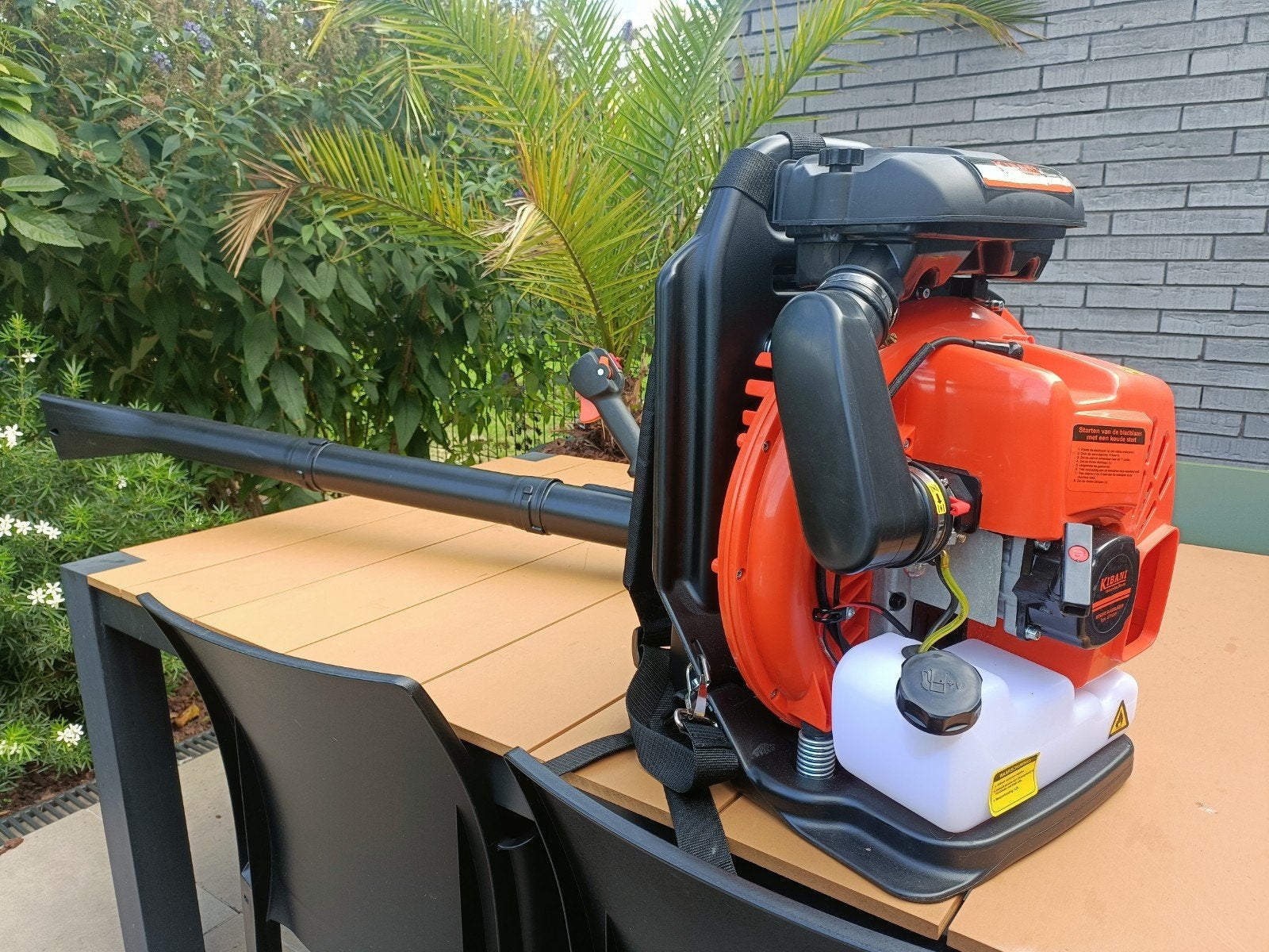 Kibano bladblazer, Tuin en Terras, Ophalen, Benzine, Kibani, Ruggedragen