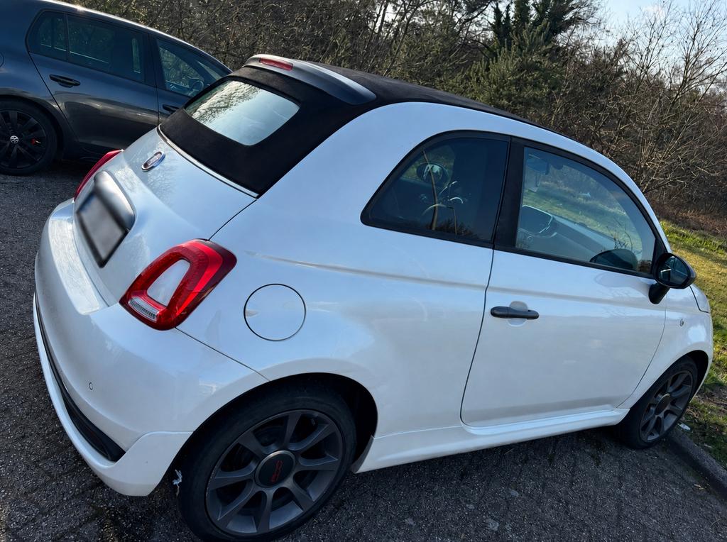 Fiat 500c, Autos, Fiat, Cuir et Alcantara, Cabriolet, Carnet d'entretien, Noir