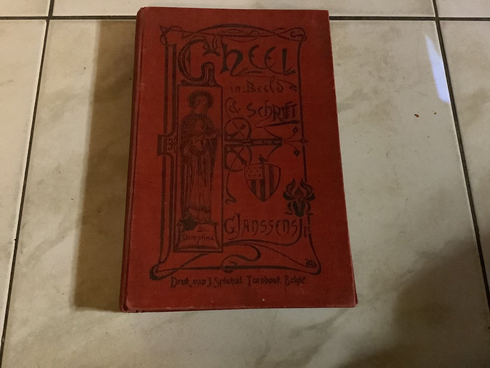 Boek Gheel is beeld en schrift - rode hardcover, Boeken, Geschiedenis | Stad en Regio, Ophalen of Verzenden