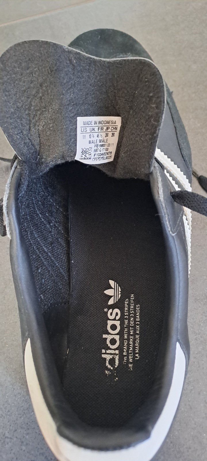 Adidas Samba zaalvoetbalschoenen, maat 45 1/3, Sport en Fitness, Ophalen, Zo goed als nieuw