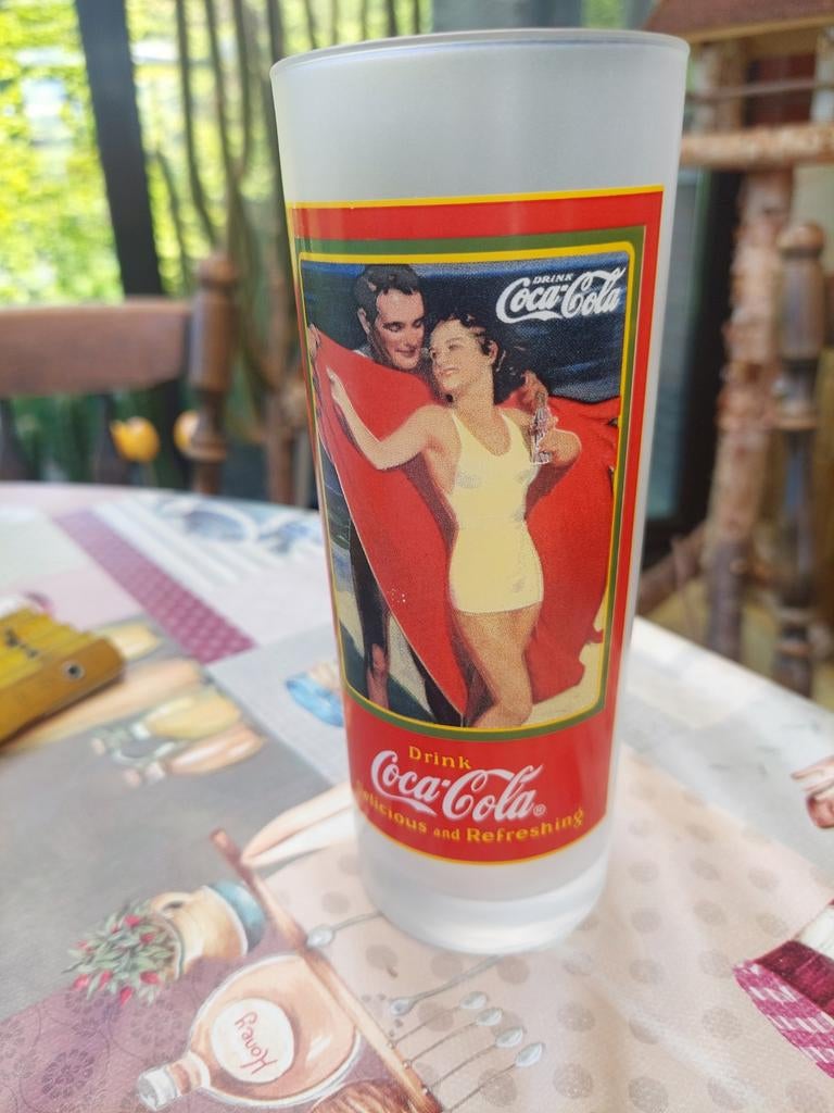 Vintage Coca-Cola glas, Ophalen