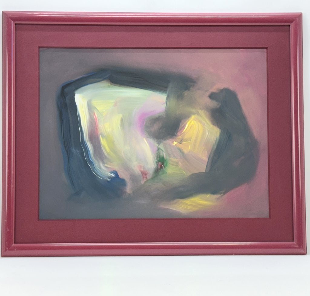 VAN PRAET P. signé '88, Enlèvement, Peinture acrylique