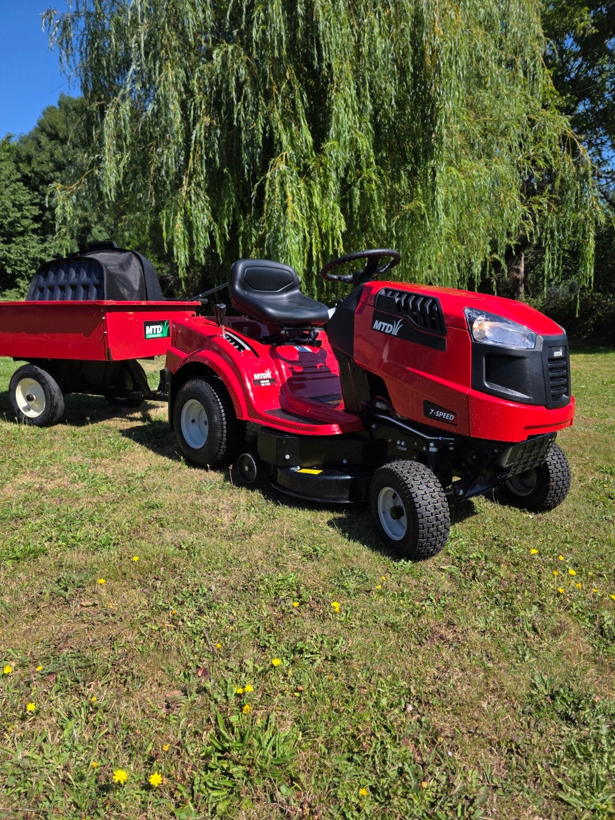 tracteur tondeuse zitmaaier, Tuin en Terras, Zitmaaiers
