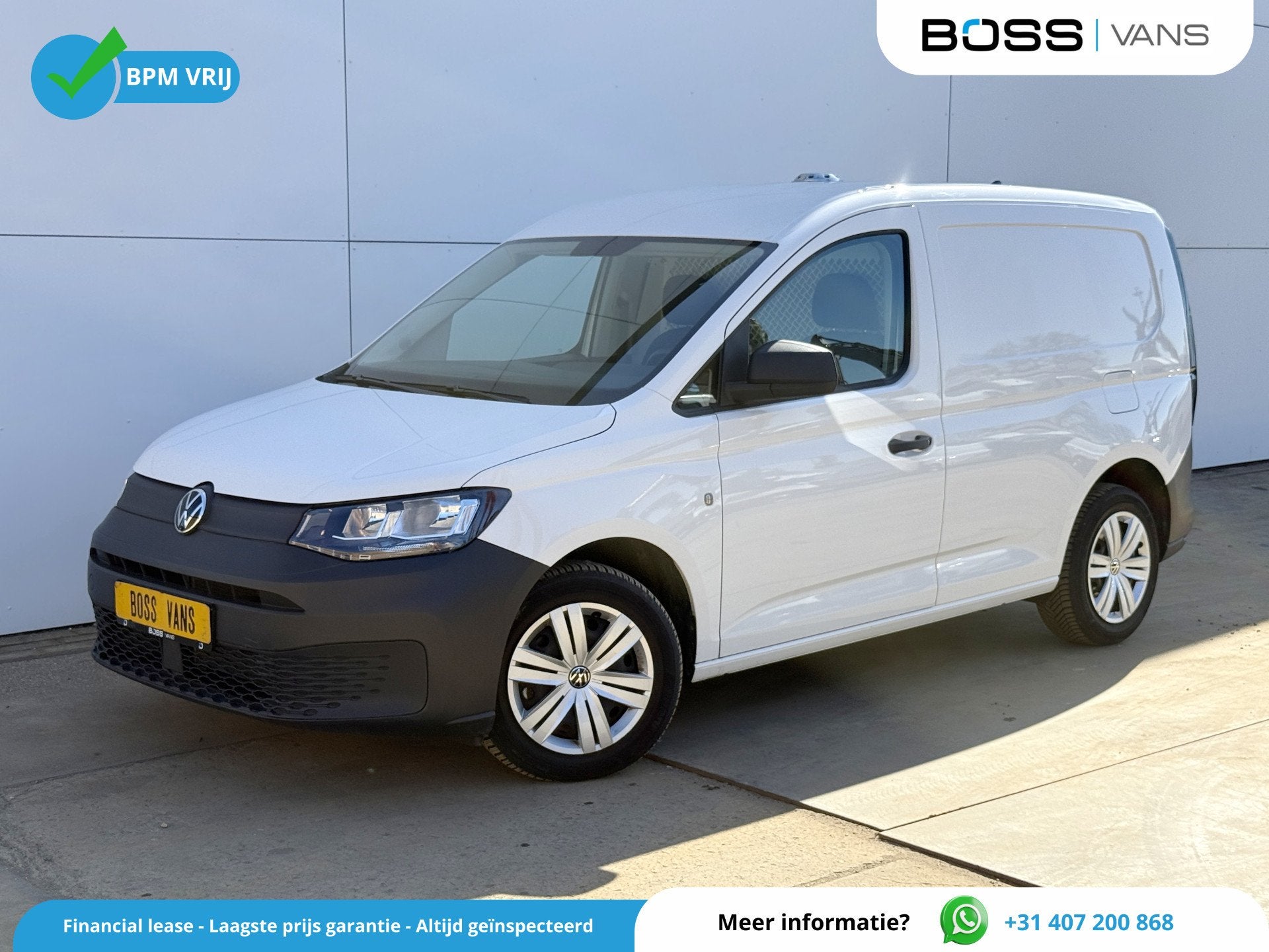 Volkswagen Caddy Cargo 2.0 TDI 122PK Automaat L1 Cruise Cont, Auto's, Bestelwagens en Lichte vracht, Start-stop-systeem, 122 pk