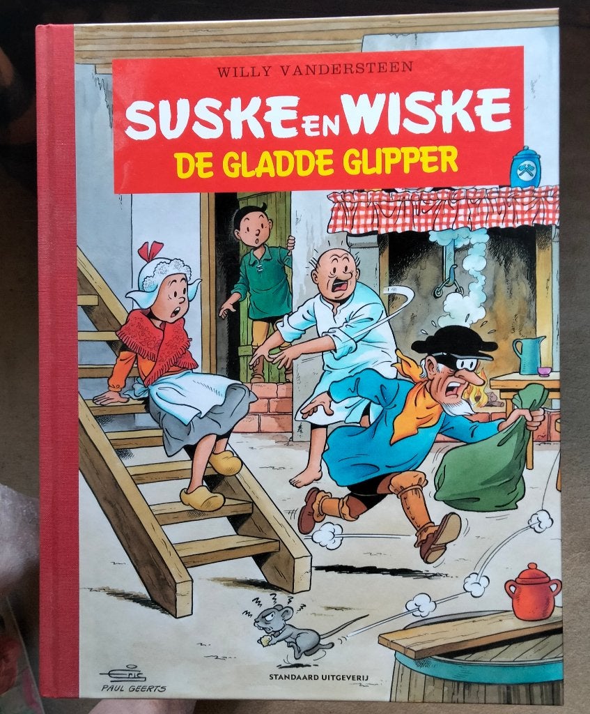 Suske & Wiske, de Gladde Glipper- Gelimiteerde Uitgave, Envoi, Neuf, Willy vandersteen