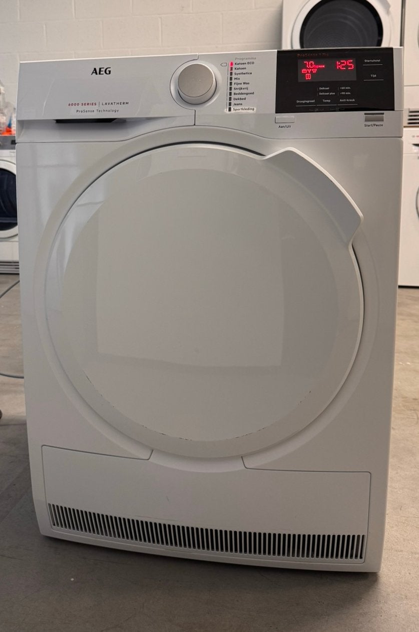 AEG-droger, Ophalen, Minder dan 85 cm, Refurbished, Aeg