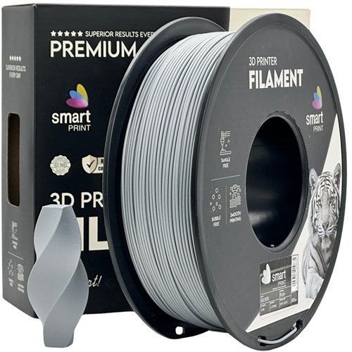 PLA+ silver | Smart Print, Computers en Software, 3D-printerbenodigheden, Nieuw, Filamentrollen, Ophalen of Verzenden