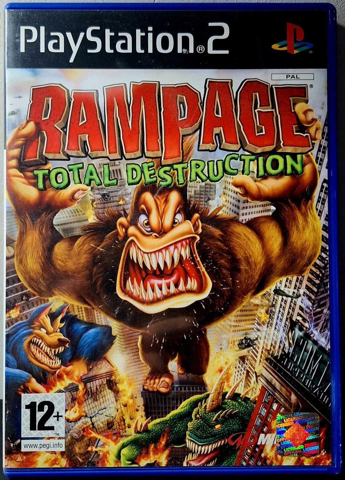 PS2 Rampage: Total Destruction, Ophalen of Verzenden, Gebruikt, Vanaf 12 jaar