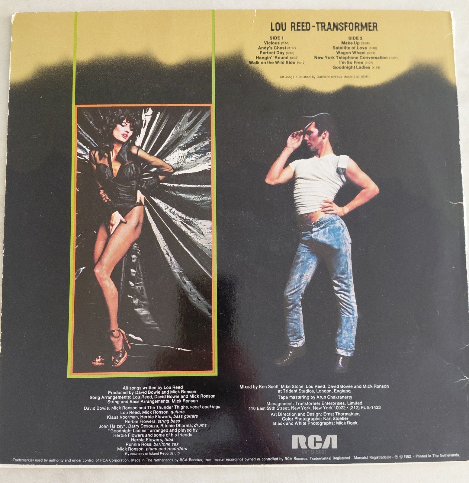 vinyl lp Lou Reed, Cd's en Dvd's, Vinyl | Country en Western, Ophalen, Zo goed als nieuw, LP