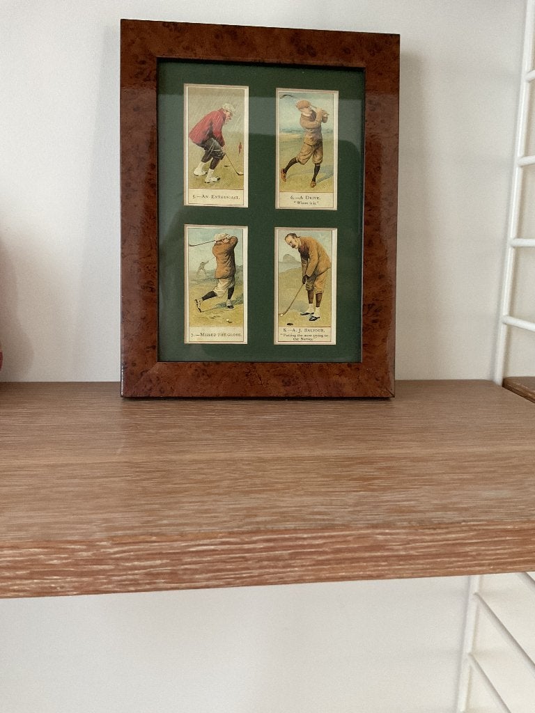 Kader golf 20cm x 16 cm, Huis en Inrichting, Woonaccessoires | Klokken, Ophalen of Verzenden, Zo goed als nieuw