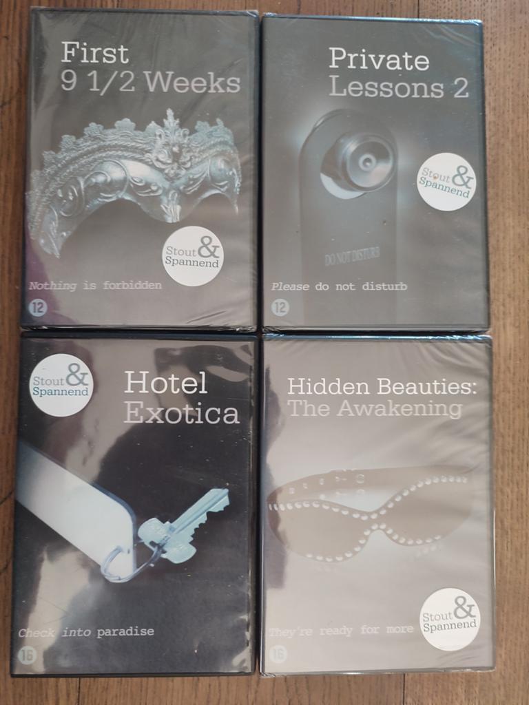 4 DVD (EROTICA voir description), À partir de 16 ans, Enlèvement ou Envoi, Neuf, dans son emballage