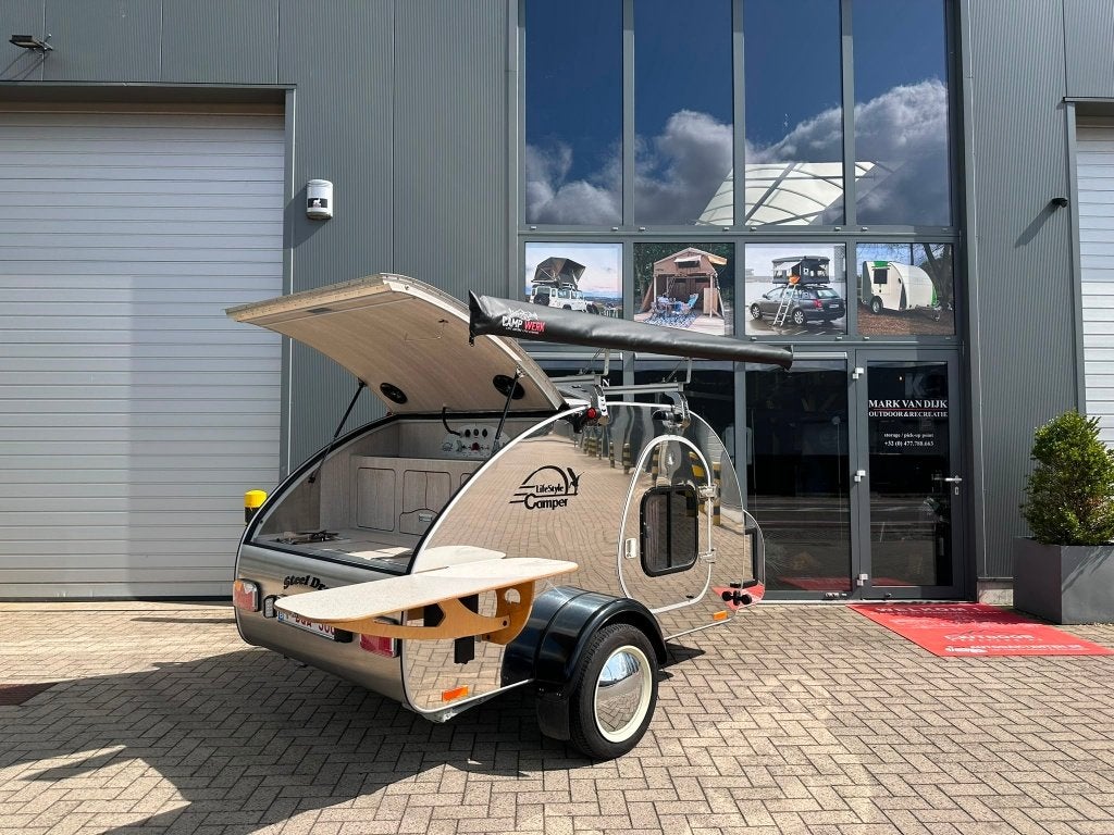 Lifestyle Camper Steel Drop - Mini Caravan, Caravanes & Camping, Caravanes, Autres marques, Entreprise, Jusqu'à 4 m, Réfrigérateur