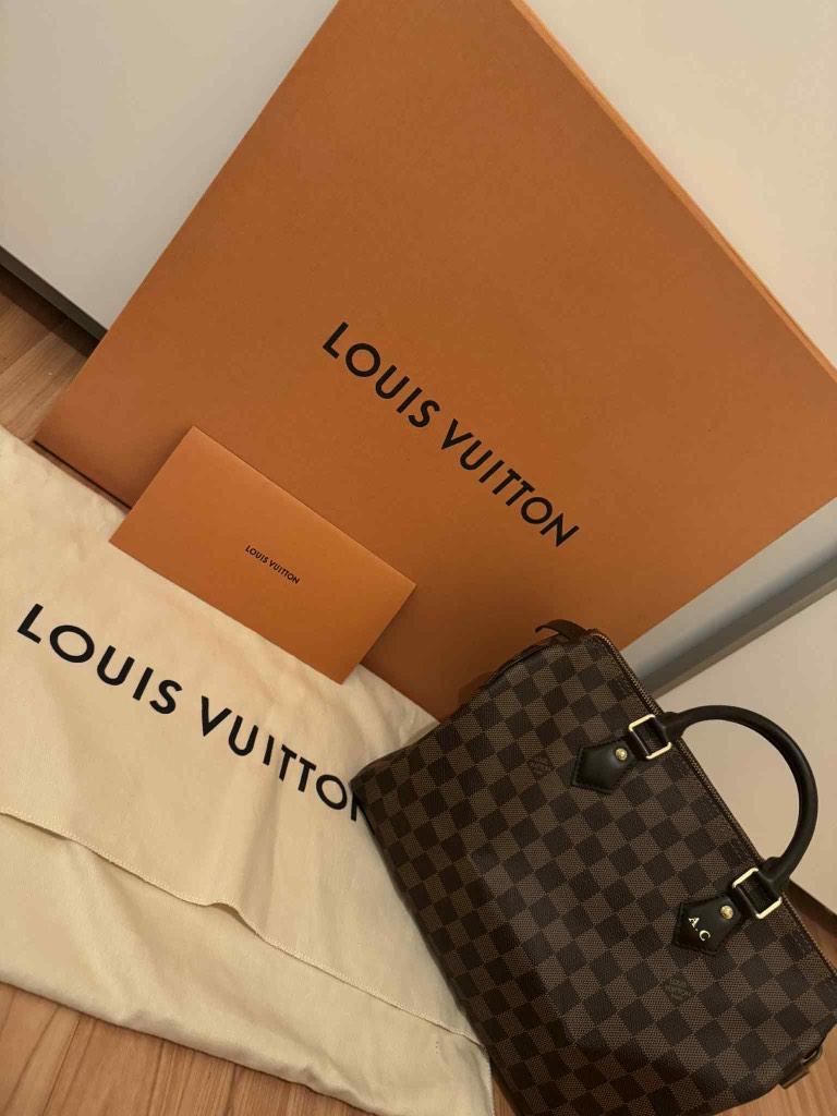 Handtas Louis Vuitton speedy 30, Enlèvement, Comme neuf, Brun, Sac à main