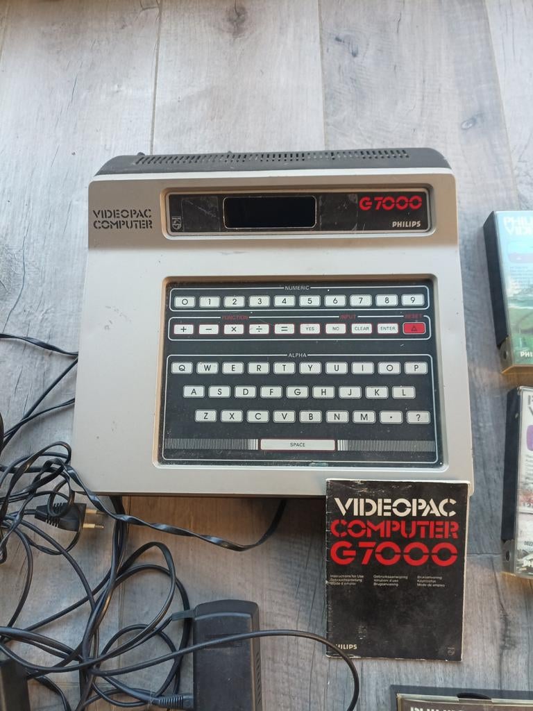 Spelconsoles Philips g7000 werkend met 22 games, Computers en Software, Vintage Computers, Ophalen