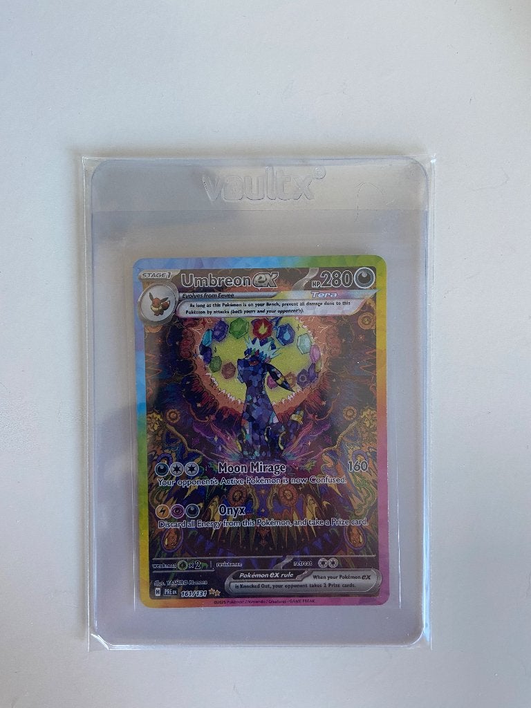 Umbreon ex 161/131 Prismatic Evolutions Full Art Holo MINT, Enlèvement ou Envoi, Comme neuf