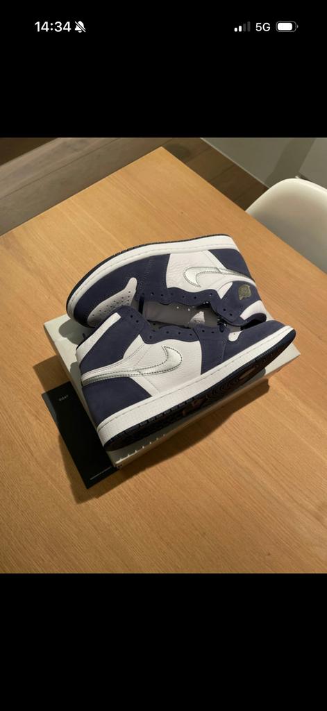 Air jordan 1 high midnight navy maat 41, Kleding | Heren, Schoenen, Ophalen of Verzenden, Zo goed als nieuw