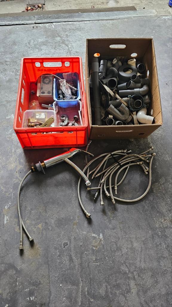 Lot plomberie avec mitigeur grohe, Bricolage & Construction, Sanitaire, Enlèvement, Robinet