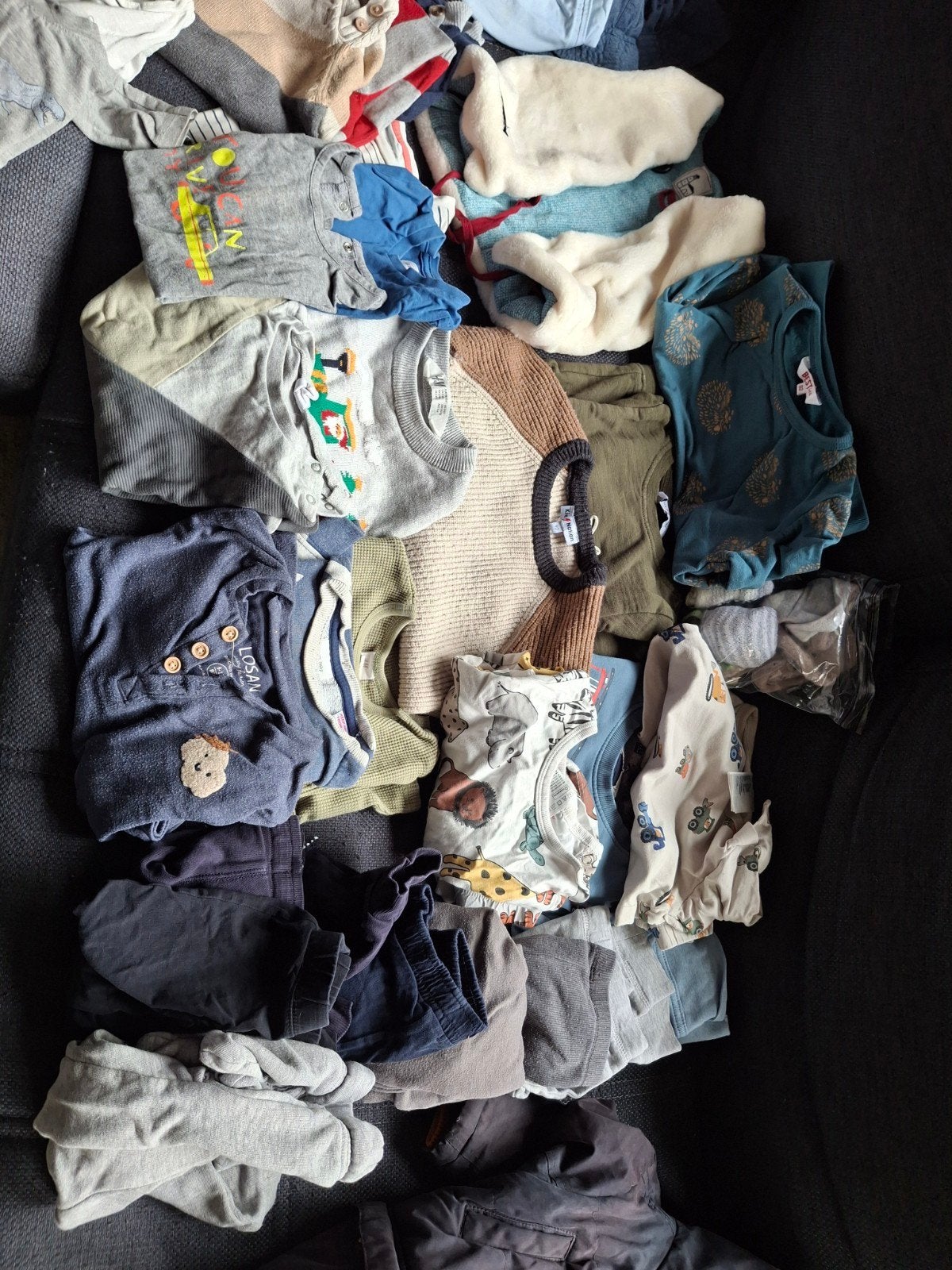 Pakket kinderkledij, jongens 86 tot 98, Ophalen