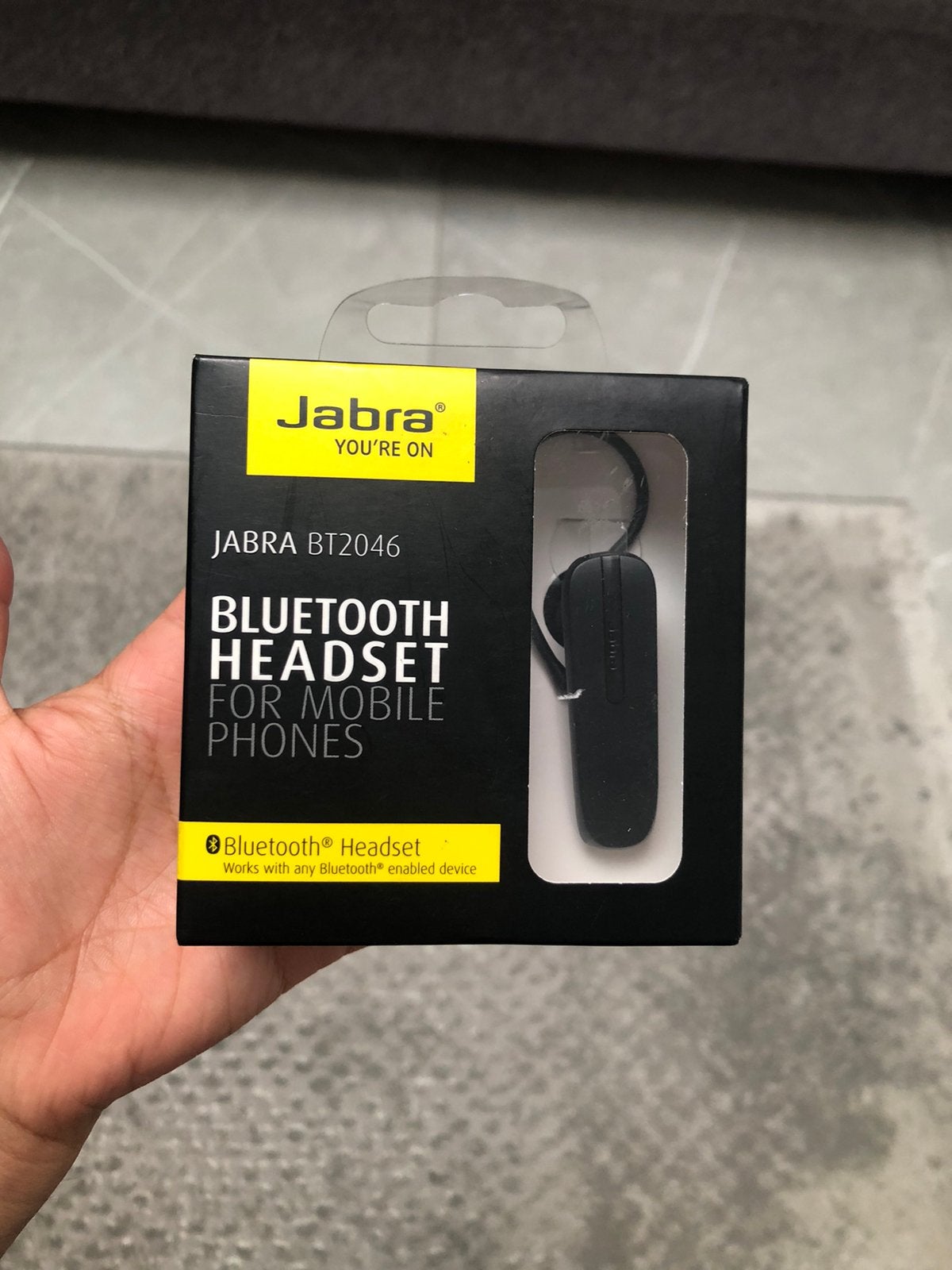 Nieuwe Jabra Bluetooth headset, Ophalen, Zo goed als nieuw