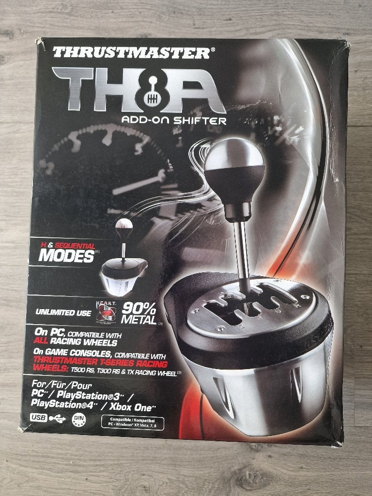Thrustmaster TH8A Add-On Shifter (H-patroon & Sequentieel), Ophalen of Verzenden, Zo goed als nieuw, Trustmaster