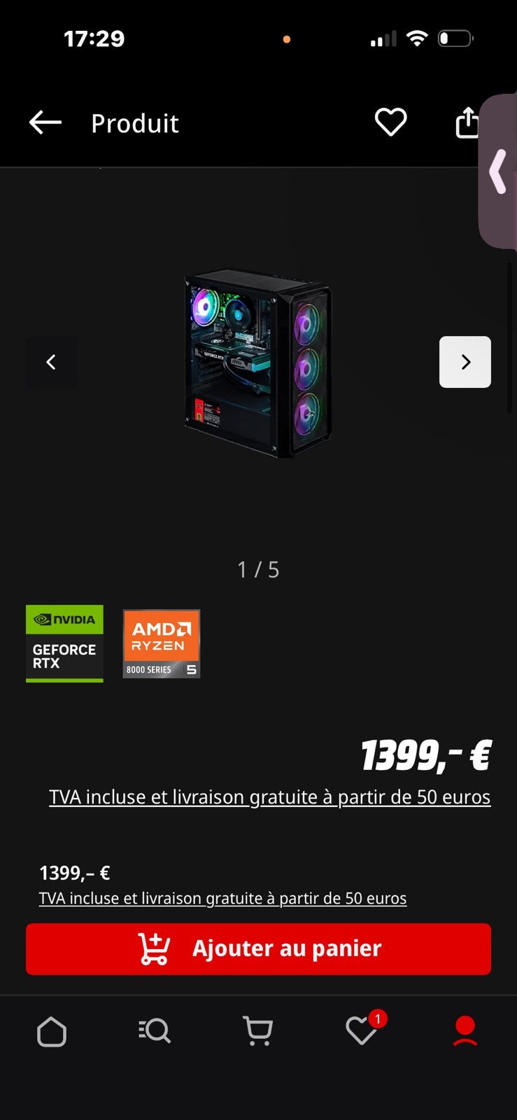 Vend ou echange pc gaming, Enlèvement, Comme neuf