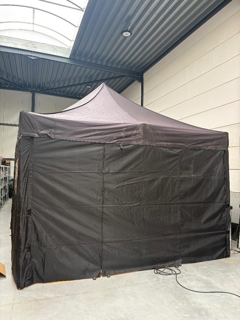 vouwtent / partytent 8x4 meter kleur zwart, Tuin en Terras, Partytenten, Ophalen, Opvouwbaar, Partytent, 2 meter of meer