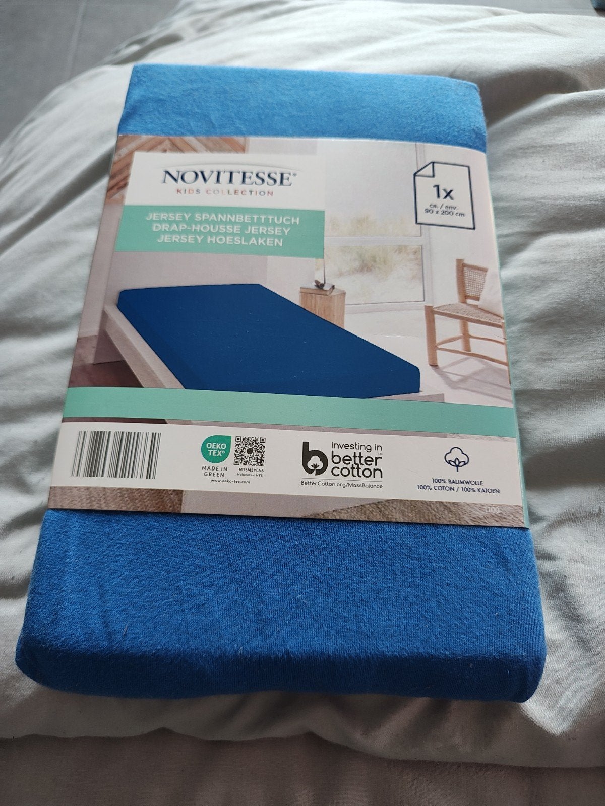 Drap-housse en jersey, Maison & Meubles, Neuf, Drap-housse ou Taie d'oreiller, Autres marques, Une personne