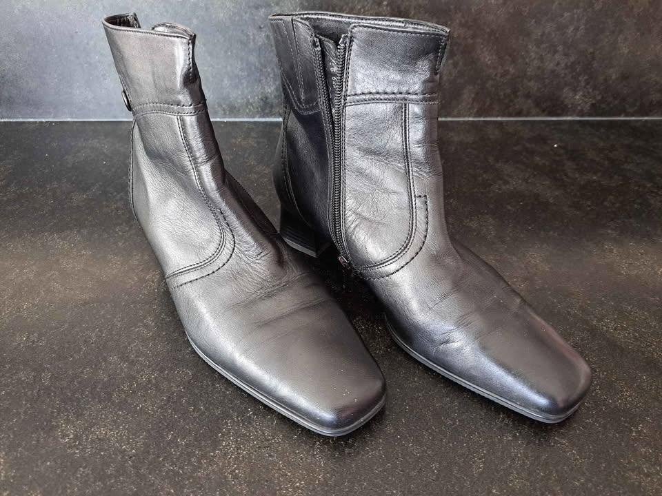 5x Gabor, Softwaves, Hispanitas, Belluci, Hush Puppies, 40, Enlèvement ou Envoi, Comme neuf, Boots et Botinnes, Noir