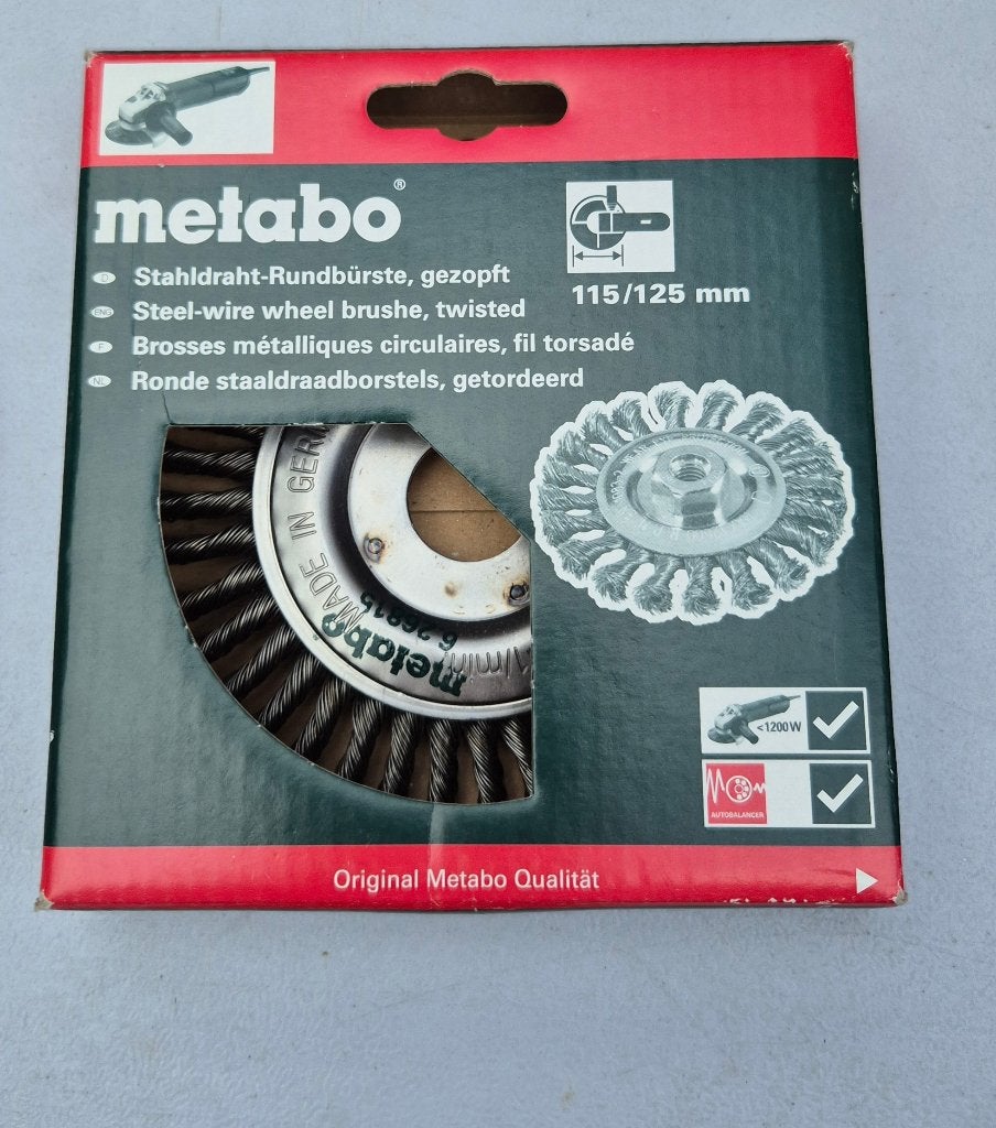Staaldraadborstel METABO, Ophalen, Nieuw
