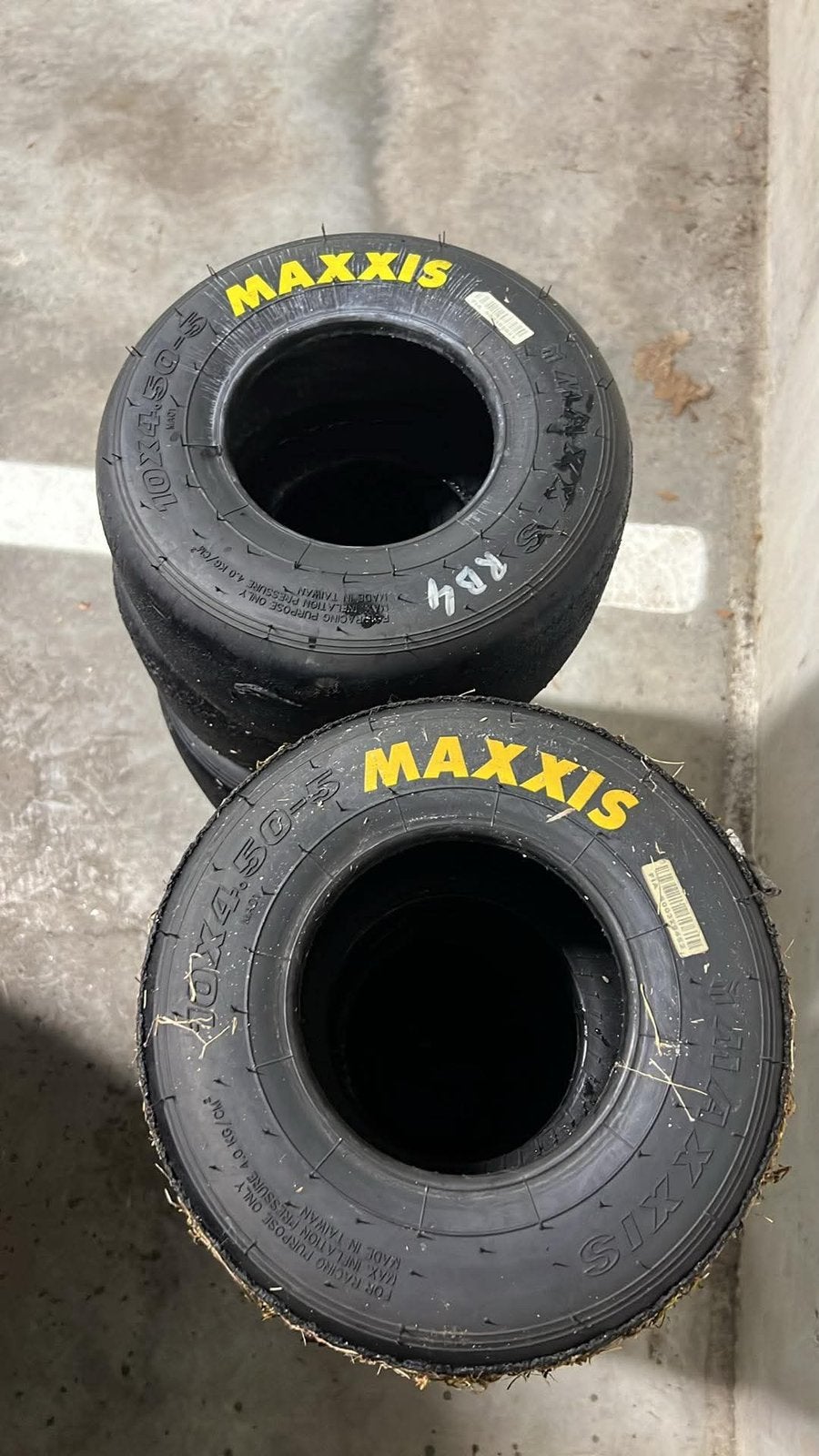 2 sets de Maxxis Prime Slicks à vendre, Enlèvement ou Envoi, Comme neuf, Pièces Kart