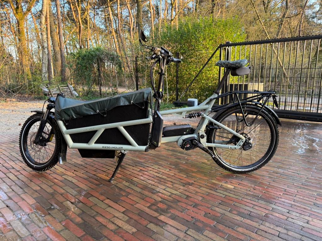 Riese muller bakfiets load 45/u riem en rohloff , 1000wh bat, Ophalen, Zo goed als nieuw, Riese & Müller