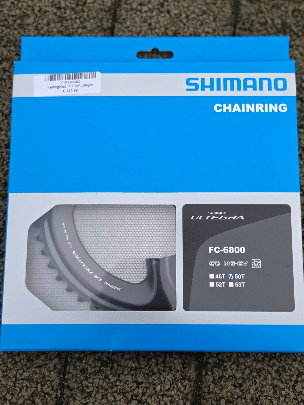 Shimano Ultegra FC-6800 Kettingblad (50T) – NIEUW, Sport en Fitness, Ophalen of Verzenden, Nieuw